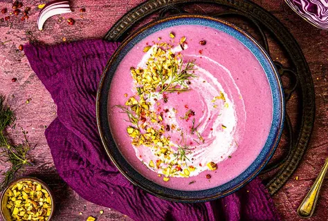 Sopa cremosa de lombarda