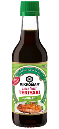 Kikkoman Salsa Estilo Japonés Teriyaki para Marinados con menos sal