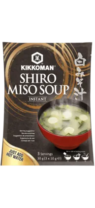 Kikkoman Sopa Instantánea de Miso Shiro (blanco)