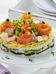 Pastel de sushi