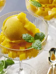 El sorbete de mango más sencillo con 2 ingredientes
