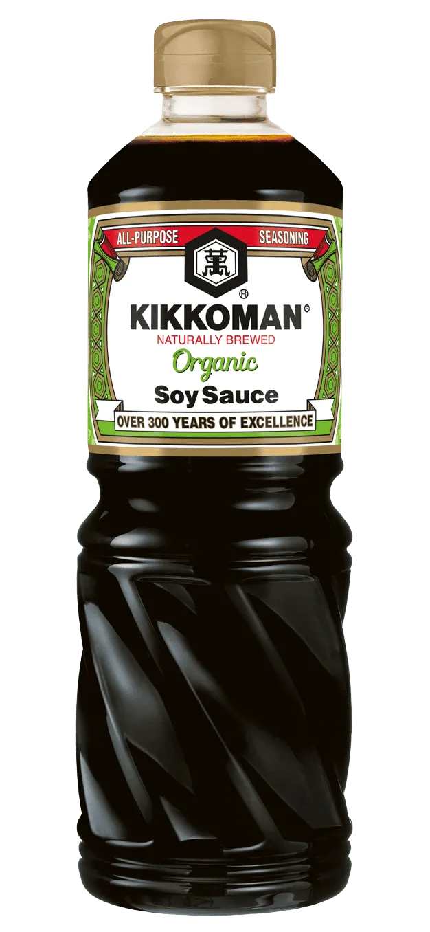 Kikkoman Salsa de Soja ecológica naturalmente fermentada PET de 1 L