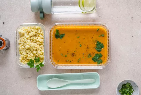 Sopa de verduras asadas