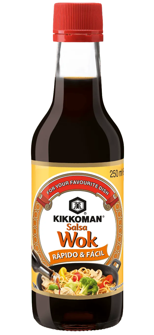 Kikkoman Salsa Wok Botella de 250 ml