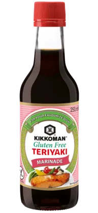 Kikkoman Salsa Teriyaki estilo Japonés sin Gluten para Marinados