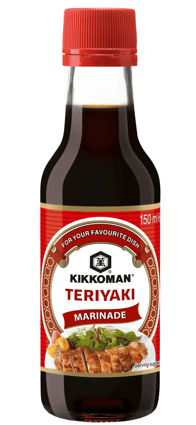 Kikkoman Salsa Estilo Japonés Teriyaki para Marinados Botella de 150 ml