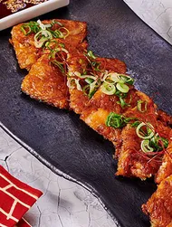 Tortitas de kimchi