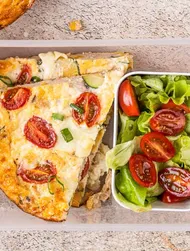 Frittata de pavo y verduras