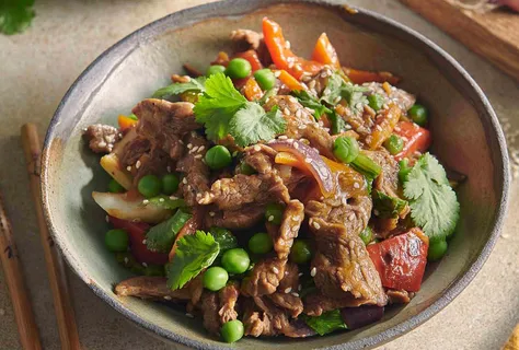 Salteado de ternera picante