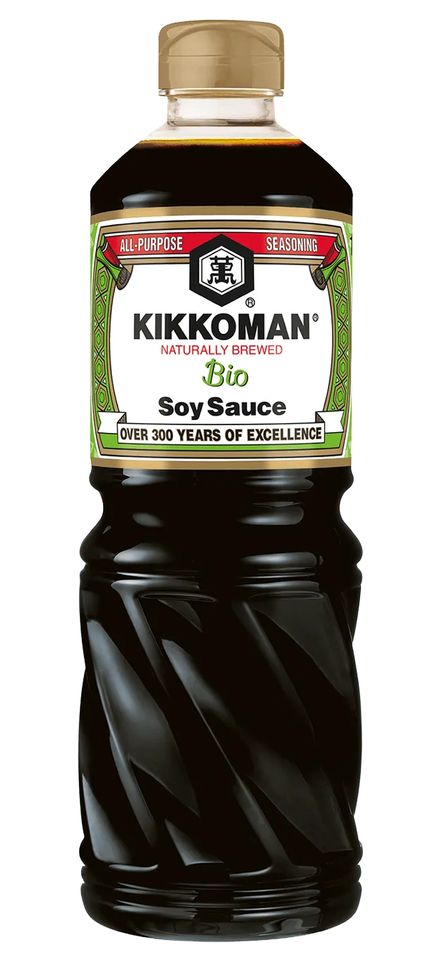 Kikkoman Salsa de Soja ecológica naturalmente fermentada PET de 1 L
