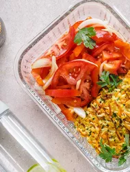 Tortitas de calabacín y zanahoria