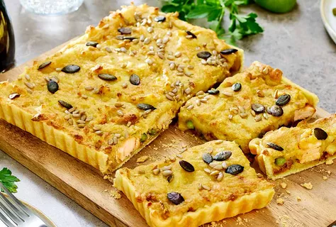 Pastel de pescado y puré