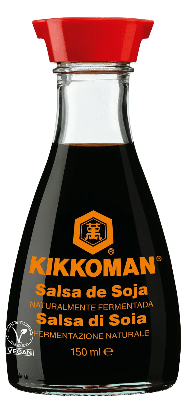 Kikkoman Salsa de Soja naturalmente fermentada Dispensador de 150 ml Kikkoman Salsa de Soja naturalmente fermentada Dispensador de 150 ml