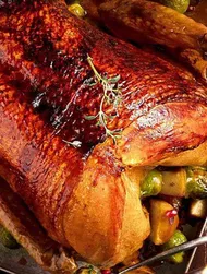 Pavo asado