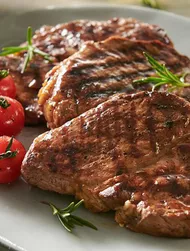 Chuletas de cerdo a la cerveza y teriyaki/ Cuello de cerdo a la cerveza y teriyaki