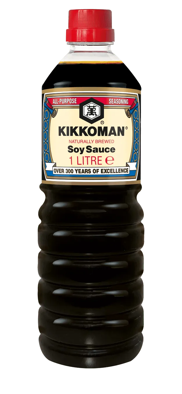 Kikkoman Salsa de Soja naturalmente fermentada PET de 1 L Kikkoman Salsa de Soja naturalmente fermentada PET de 1 L