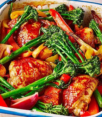 Pollo Traybake al Teriyaki